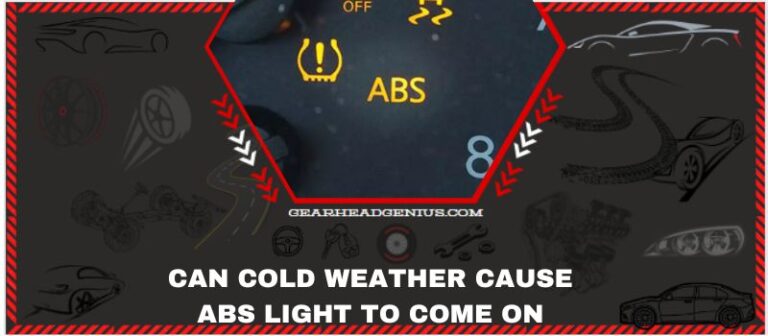 Can Cold Weather Cause ABS Light To Come On? (Solved!)